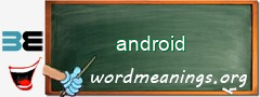 WordMeaning blackboard for android